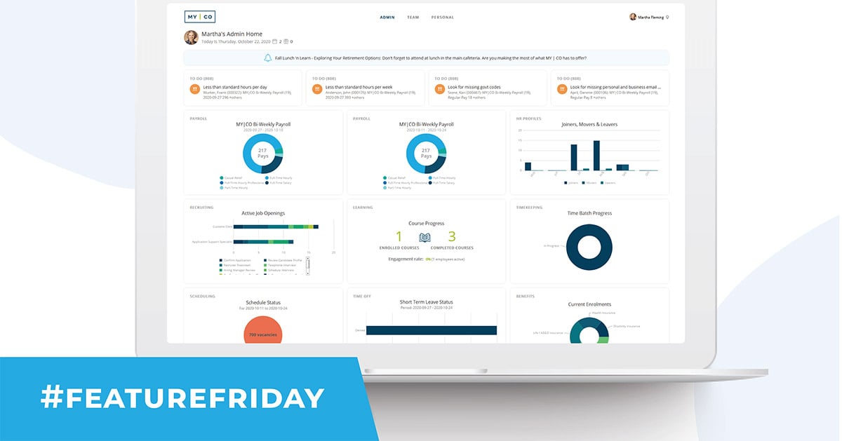 Feature Friday: Dashboards